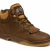 Roper Mens Horseshoe Kiltie Brown Crazy Horse Leather Riding Western Boots