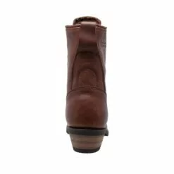 AdTec Mens Chestnut 9in Packer Full Grain Leather Work Boots 10 AdTec Mens Chestnut 9in Packer Full Grain Leather Work Boots -Boots Sales Shop 1173 back