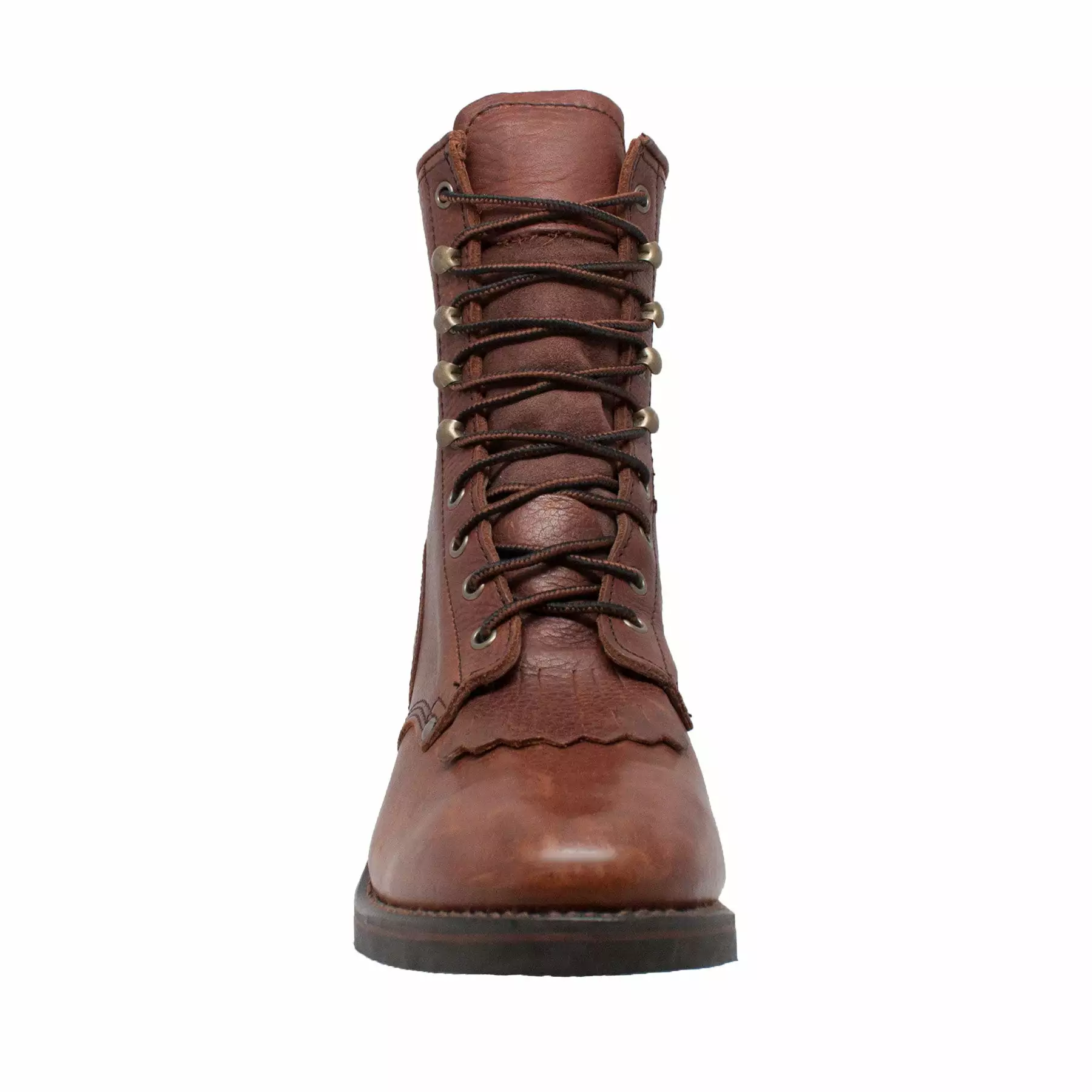 AdTec Mens Chestnut 9in Packer Full Grain Leather Work Boots 7 AdTec Mens Chestnut 9in Packer Full Grain Leather Work Boots - Image 5