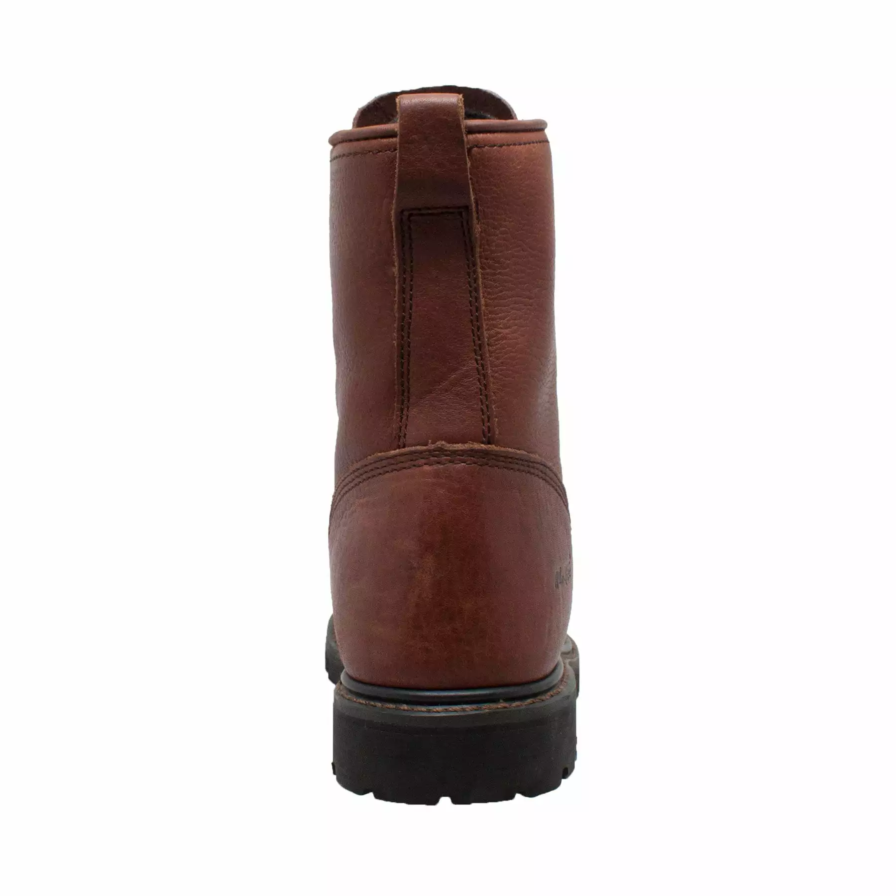 AdTec Mens Chestnut 9in Lacer Work Boots Leather Packer 5 AdTec Mens Chestnut 9in Lacer Work Boots Leather Packer - Image 3