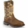 10022968 Ariat Men's WorkHog Patriot Camo Safety Toe Wellington Work Boots -Boots Sales Shop 2000218897 200 P1