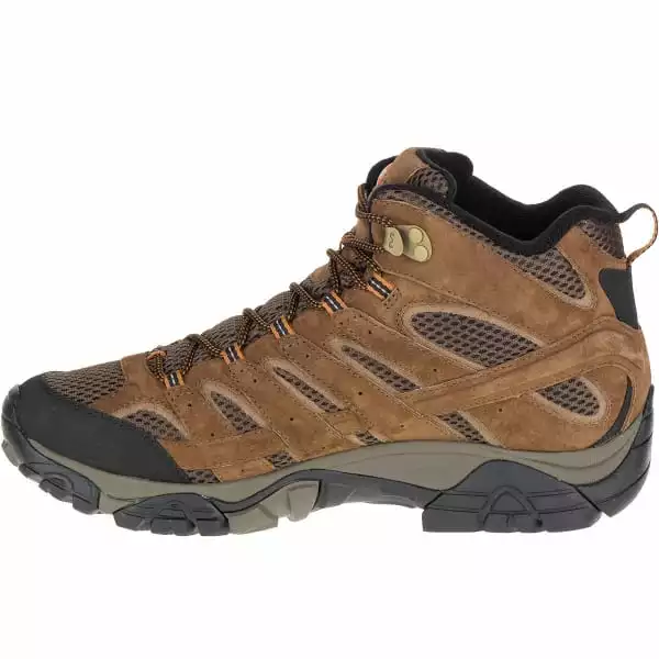 MERRELL Men's Moab 2 Mid Waterproof Hiking Boots, Earth, Wide 10 MERRELL Men's Moab 2 Mid Waterproof Hiking Boots, Earth, Wide - Image 8