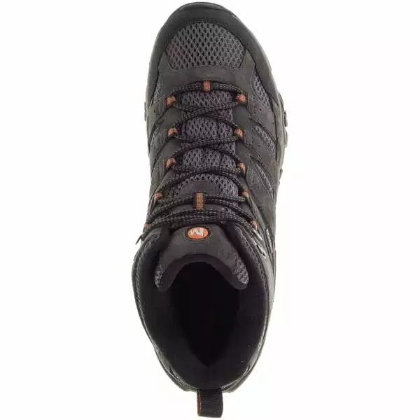 MERRELL Men's Moab 2 Mid Waterproof Hiking Boots, Beluga 9 MERRELL Men's Moab 2 Mid Waterproof Hiking Boots, Beluga - Image 7