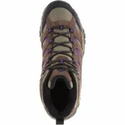 MERRELL Women's Moab 2 Vent Mid Hiking Boots, Bracken/ Purple -Boots Sales Shop 2024318 202 alt2