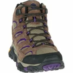 MERRELL Women's Moab 2 Vent Mid Hiking Boots, Bracken/ Purple -Boots Sales Shop 2024318 202 alt3