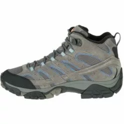 MERRELL Women's Moab 2 Mid Waterproof Hiking Boots, Granite -Boots Sales Shop 2024319 003 alt4