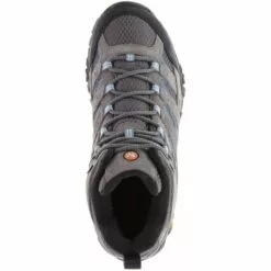 MERRELL Women's Moab 2 Mid Waterproof Hiking Boots, Granite -Boots Sales Shop 2024319 003 alt7
