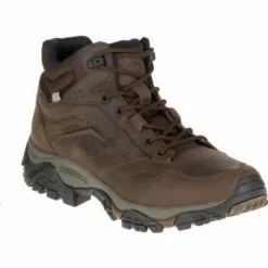 MERRELL Men's Moab Adventure Mid Waterproof Hiking Boots, Dark Earth
