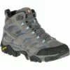 MERRELL Women's Moab 2 Mid Waterproof Hiking Boots, Granite , Wide -Boots Sales Shop 2032259 004 main