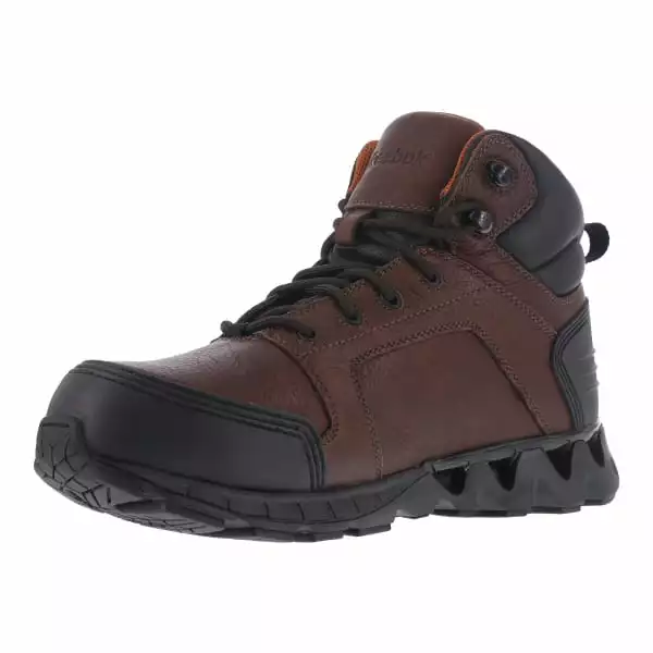 REEBOK WORK Men's Zigkick Carbon Toe Hiking Boots, Dark Brown 4 REEBOK WORK Men's Zigkick Carbon Toe Hiking Boots, Dark Brown - Image 2