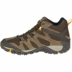 MERRELL Men's Alverstone Mid Waterproof Hiking Boots -Boots Sales Shop 2058038 201 alt2