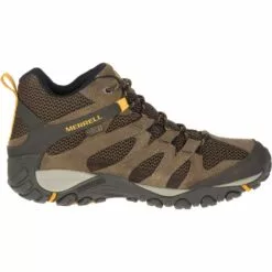MERRELL Men's Alverstone Mid Waterproof Hiking Boots, Wide -Boots Sales Shop 2074890 205 alt1