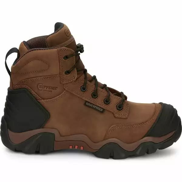 CHIPPEWA Men's 6" Waterproof Nano Comp Toe Hiking Boots, Wide 4 CHIPPEWA Men's 6" Waterproof Nano Comp Toe Hiking Boots, Wide - Image 2
