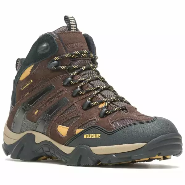 WOLVERINE Men's Wilderness Hiking Boots, Wide 3 WOLVERINE Men's Wilderness Hiking Boots, Wide