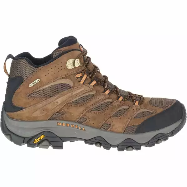 Merrell Men's Moab 3 Mid Waterproof Hiking Boots, Wide 4 Merrell Men's Moab 3 Mid Waterproof Hiking Boots, Wide - Image 2