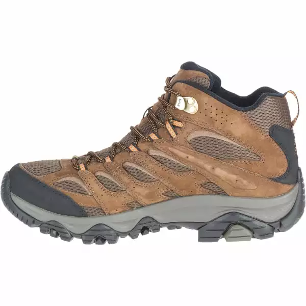 Merrell Men's Moab 3 Mid Waterproof Hiking Boots, Wide 5 Merrell Men's Moab 3 Mid Waterproof Hiking Boots, Wide - Image 3