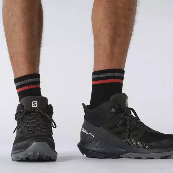 SALOMON Men's OUTpulse Mid GTX Hiking Boots 9 SALOMON Men's OUTpulse Mid GTX Hiking Boots - Image 7