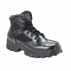 Rocky Boots Rocky Womens Black Leather Alpha Force WP Public Service Work Boots 30 Rocky Boots Rocky Womens Black Leather Alpha Force WP Public Service Work Boots -Boots Sales Shop 2167 square