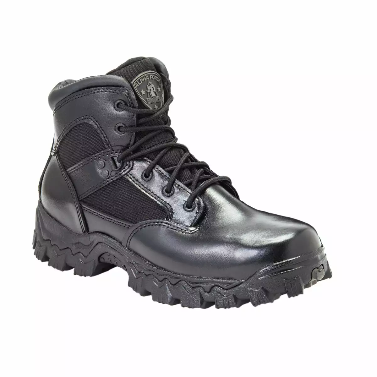 Rocky Boots Rocky Womens Black Leather Alpha Force WP Public Service Work Boots 11 Rocky Boots Rocky Womens Black Leather Alpha Force WP Public Service Work Boots - Image 9
