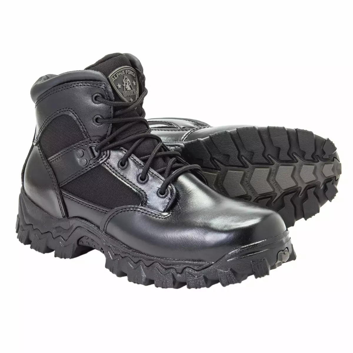Rocky Boots Rocky Womens Black Leather Alpha Force WP Public Service Work Boots 19 Rocky Boots Rocky Womens Black Leather Alpha Force WP Public Service Work Boots - Image 17