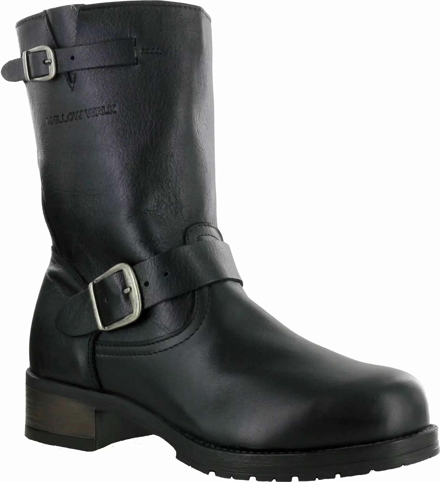 Mellow Walk Vanessa Womens Black Leather Engineer Work Boots 3 Mellow Walk Vanessa Womens Black Leather Engineer Work Boots