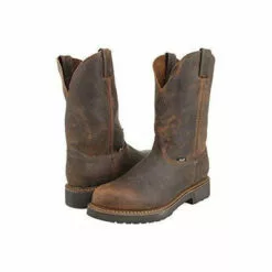 Justin Boots Justin Original Workboots Men's 11" Pull-On Work Boots In Rugged Gaucho 4444
