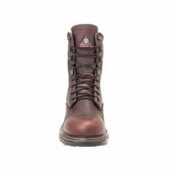 Rocky Boots Rocky Mens Brown Leather Ironclad Waterproof 8in Work Boots -Boots Sales Shop 5693 front square 8b61a6c7 9214 4e70 9963 d9615f84bbe6