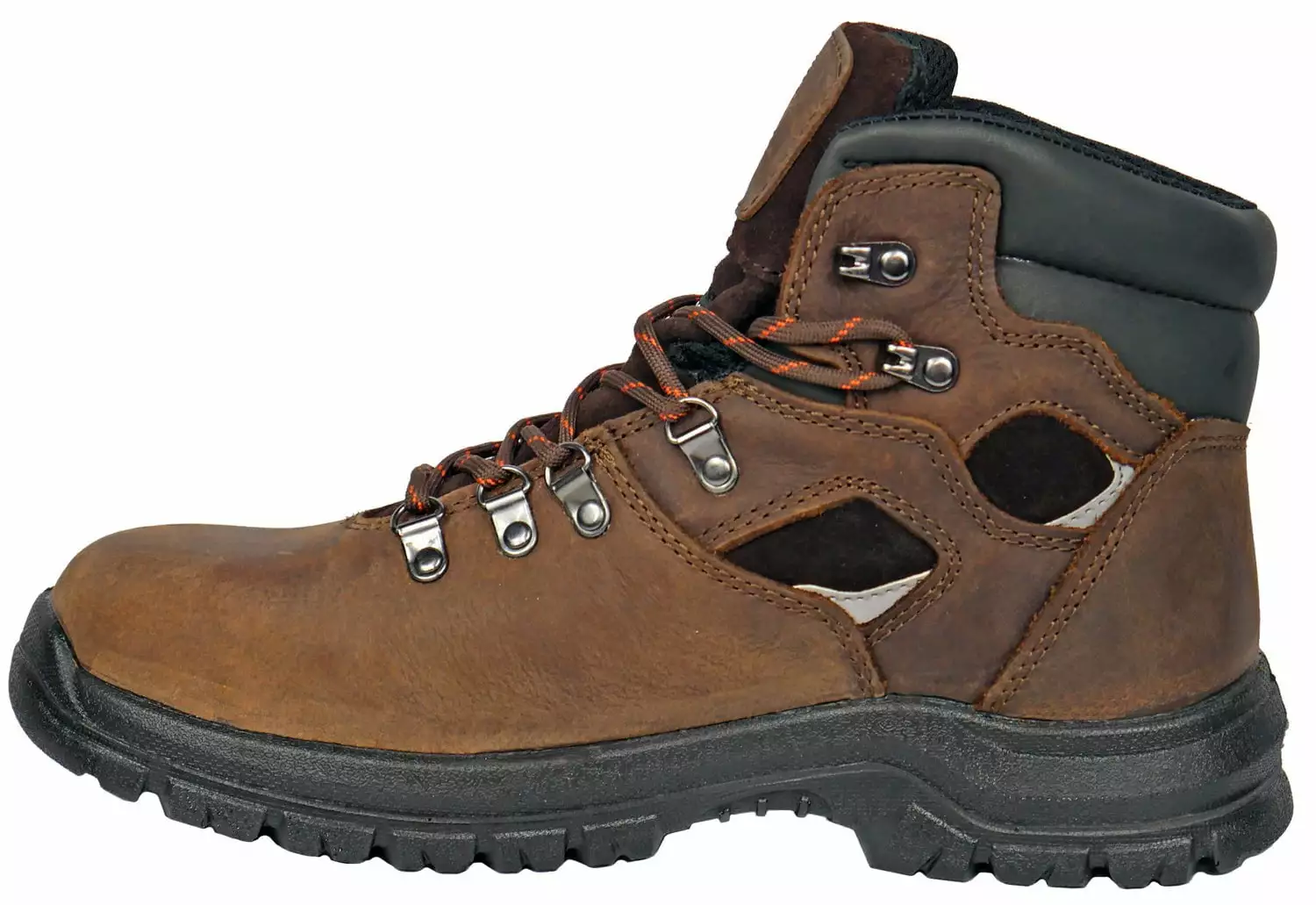 Hoss Boots Mens Brown Leather Adam 6in ST Work Boots 5 Hoss Boots Mens Brown Leather Adam 6in ST Work Boots - Image 3