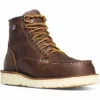 Danner Men's Bull Run Moc Toe 6" Work Boots Brown 15563 SOFT TOE -Boots Sales Shop 63