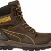 Puma Safety Brown Mens Leather Conquest CTX High WP CT Lace-Up Work Boots -Boots Sales Shop 630655 1