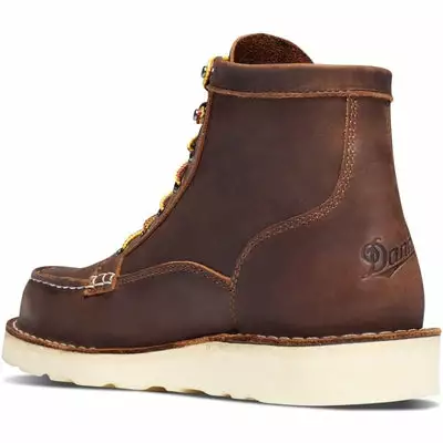 Danner Men's Bull Run Moc Toe 6" Work Boots Brown 15563 SOFT TOE 4 Danner Men's Bull Run Moc Toe 6" Work Boots Brown 15563 SOFT TOE - Image 2
