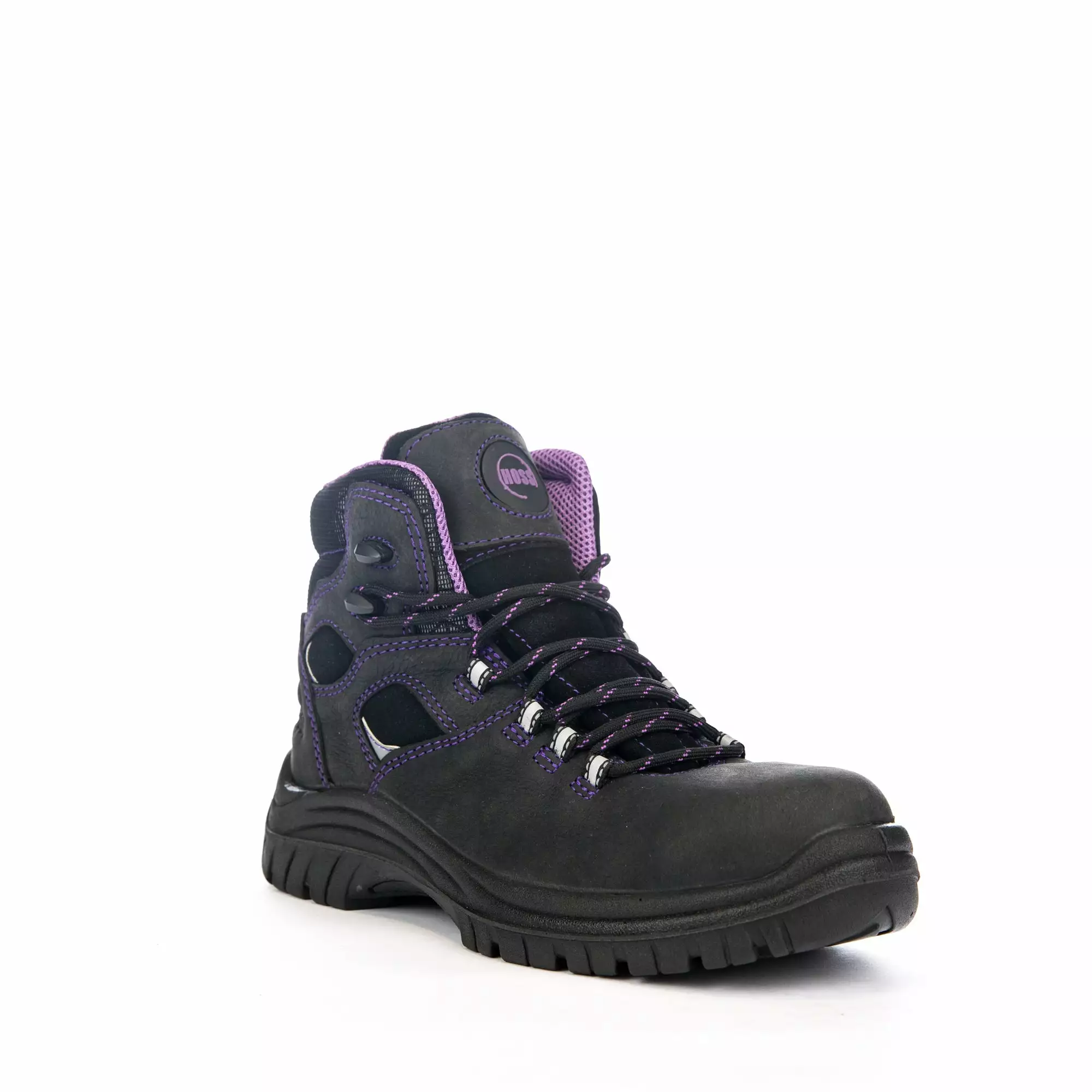 Hoss Boots Womens Black Leather Lacy 6in CT PR WP Work Boots 3 Hoss Boots Womens Black Leather Lacy 6in CT PR WP Work Boots