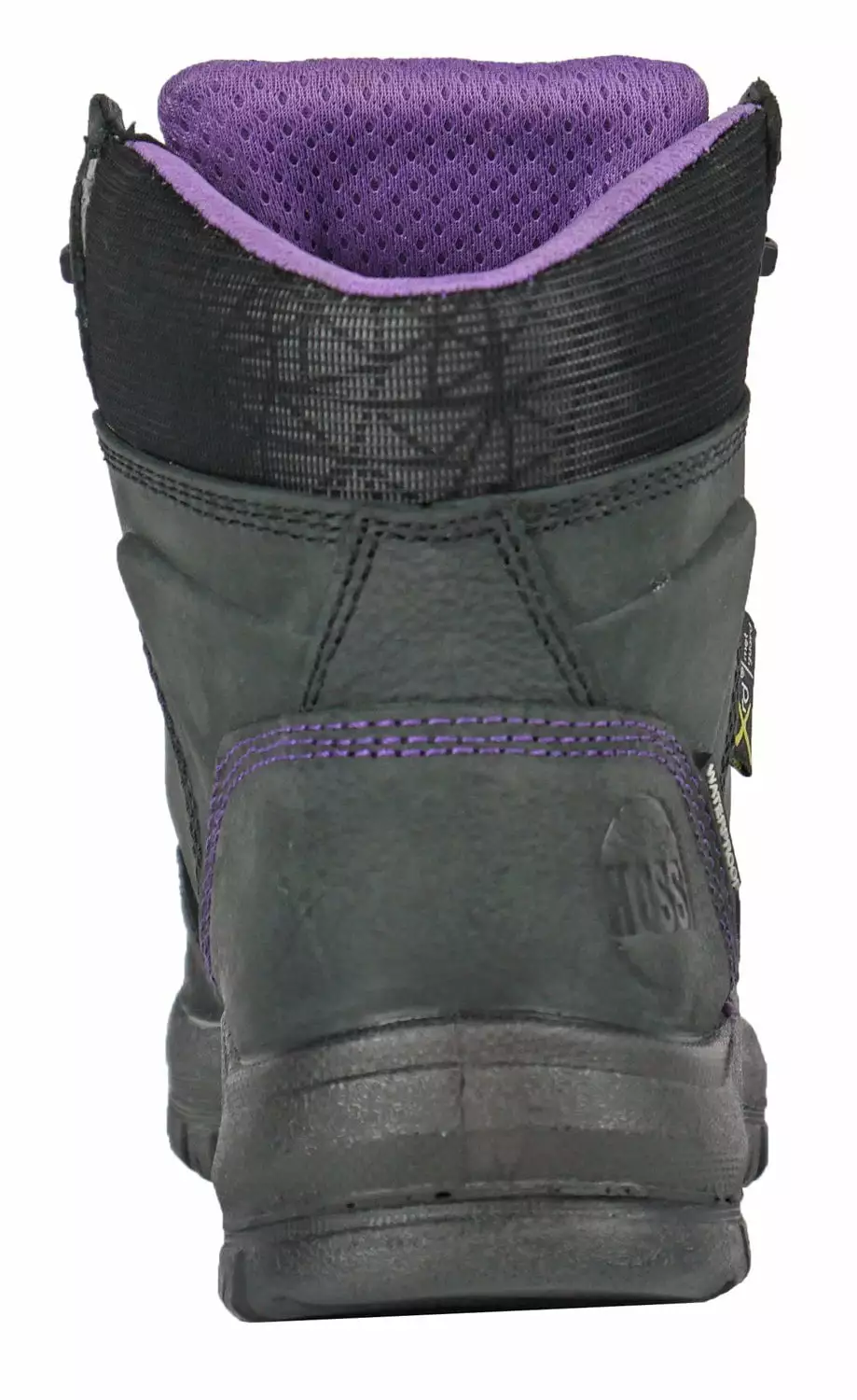 Hoss Boots Womens Black Leather Lacy 6in MetGuard Work Boots 6 Hoss Boots Womens Black Leather Lacy 6in MetGuard Work Boots - Image 4