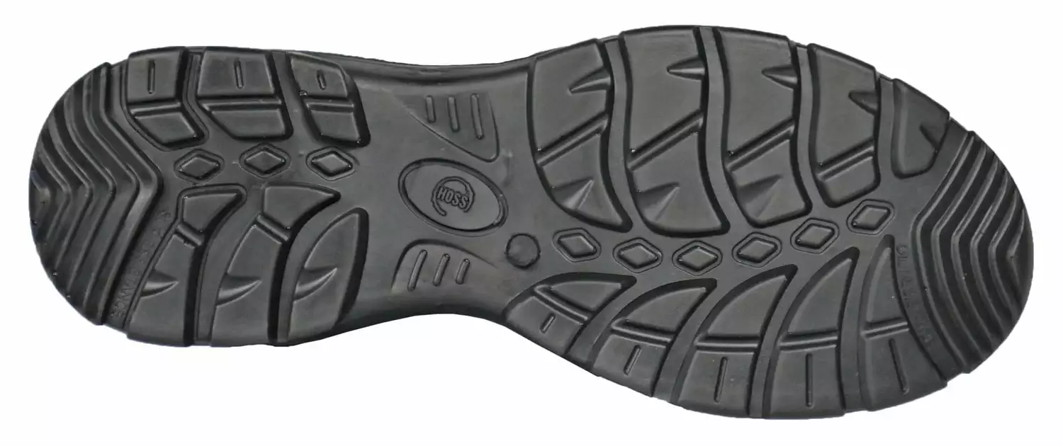 Hoss Boots Mens Black Leather Watchman 8in Side Zip Work Boots 8 Hoss Boots Mens Black Leather Watchman 8in Side Zip Work Boots - Image 6