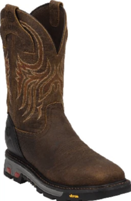 Justin Boots WK2111 Justin Men's Pull-On Commander X-5 Steel Toe Work Boots 3 Justin Boots WK2111 Justin Men's Pull-On Commander X-5 Steel Toe Work Boots