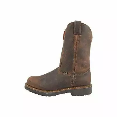 Justin Boots Justin Original Workboots Men's 11" Pull-On Work Boots In Rugged Gaucho 4444 5 Justin Boots Justin Original Workboots Men's 11" Pull-On Work Boots In Rugged Gaucho 4444 - Image 3