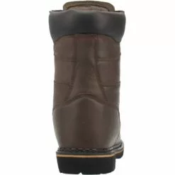 Laredo Mens Chain Steel Toe Work Boots Leather Brown -Boots Sales Shop 88344 4