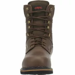 Laredo Mens Chain Steel Toe Work Boots Leather Brown -Boots Sales Shop 88344 5
