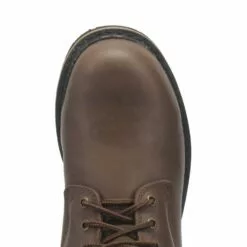 Laredo Mens Chain Steel Toe Work Boots Leather Brown -Boots Sales Shop 88344 6