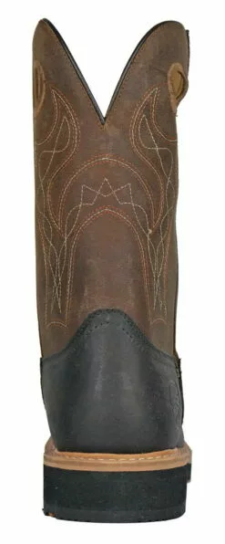 Hoss Boots Mens Brown Leather Spitfire Western CT Work Boots -Boots Sales Shop 92040 3