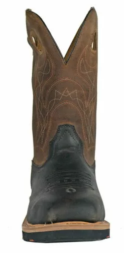 Hoss Boots Mens Brown Leather Spitfire Western CT Work Boots -Boots Sales Shop 92040 5
