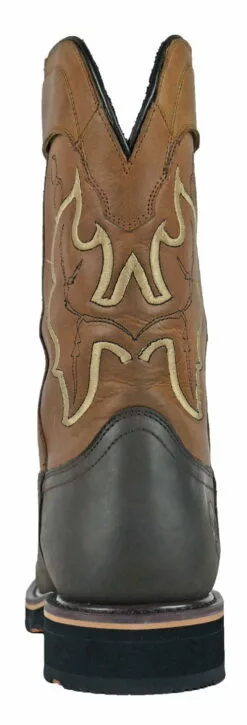 Hoss Boots Mens Brown Leather Showdown Western CT WP PR Work Boots -Boots Sales Shop 92042 3