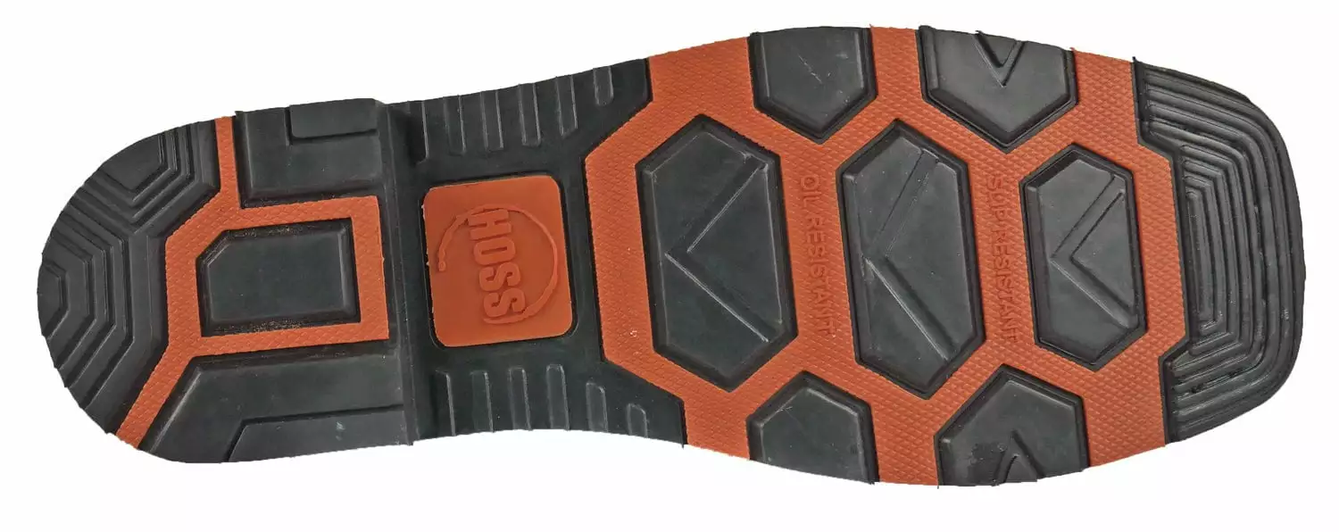 Hoss Boots Mens Brown Leather Rushmore Work Boots 9 Hoss Boots Mens Brown Leather Rushmore Work Boots - Image 7