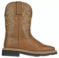 Hoss Boots Womens Tan Brown Leather Adah Western Soft Toe Work Boots 12 Hoss Boots Womens Tan Brown Leather Adah Western Soft Toe Work Boots -Boots Sales Shop 93025 4
