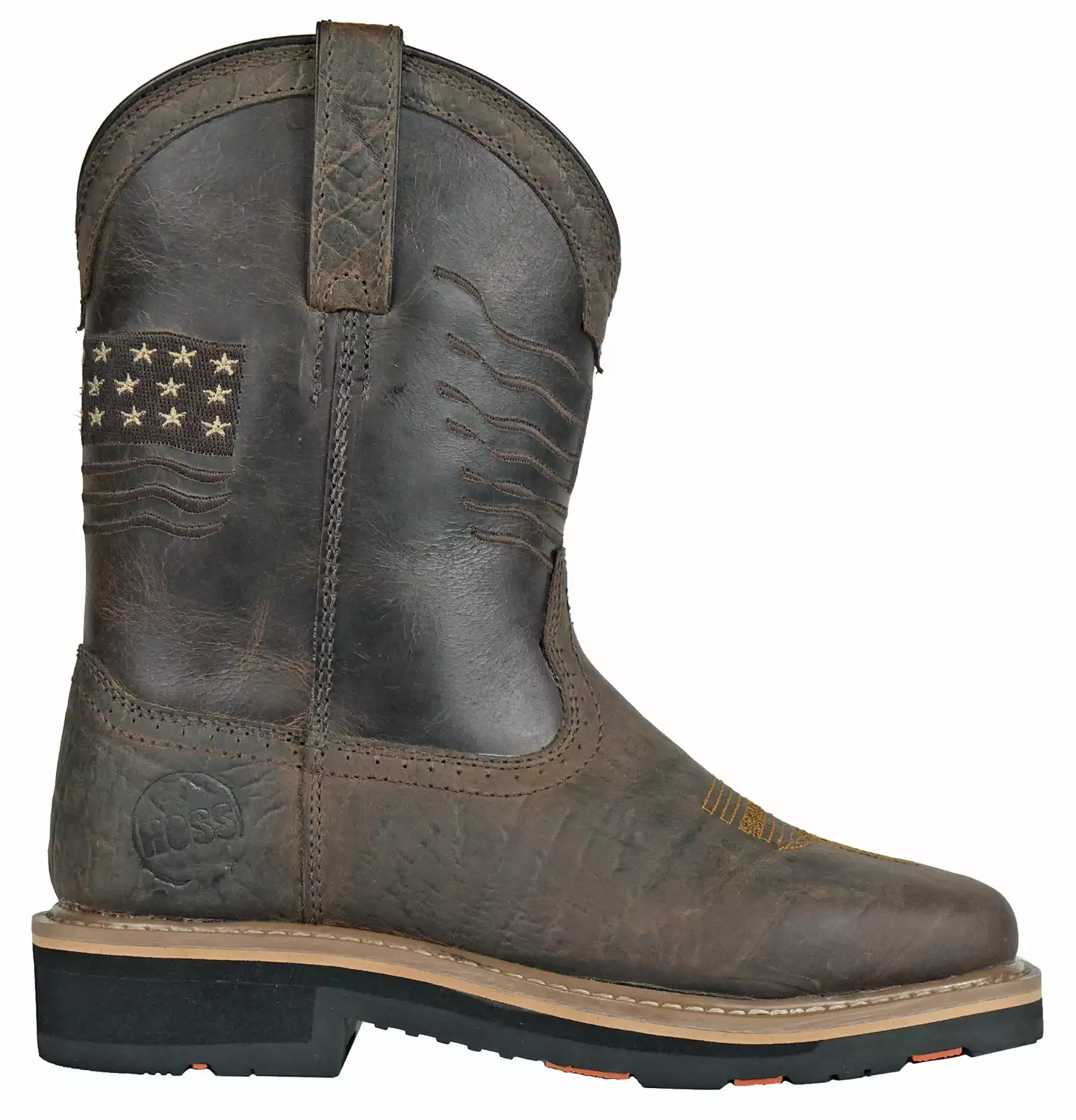 Hoss Boots Womens Brown Leather Rushmore Soft Toe Work Boots 4 Hoss Boots Womens Brown Leather Rushmore Soft Toe Work Boots - Image 2