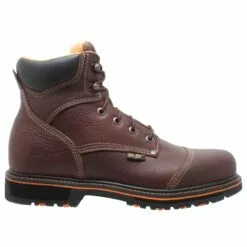 Adtec Mens Dark Brown 6in Comfort Leather Work Boots -Boots Sales Shop 9723 side 2