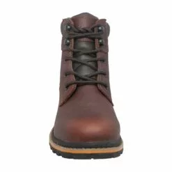 AdTec Mens Brown 6in Work Boots Oiled Leather -Boots Sales Shop 9800 front