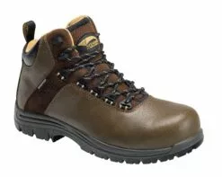 Avenger Mens Brown Leather Comp Toe 7281 Breaker 6in Work Boots