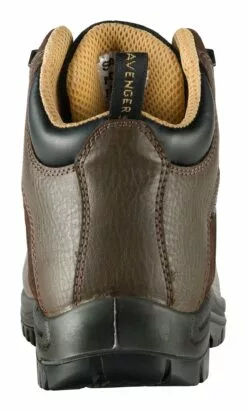 Avenger Mens Brown Leather Comp Toe 7281 Breaker 6in Work Boots -Boots Sales Shop A7281 7