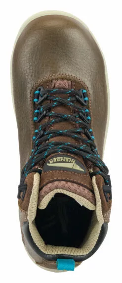 Avenger Womens Brown Leather Comp Toe 7285 Breaker 6in Work Boots -Boots Sales Shop A7285 7